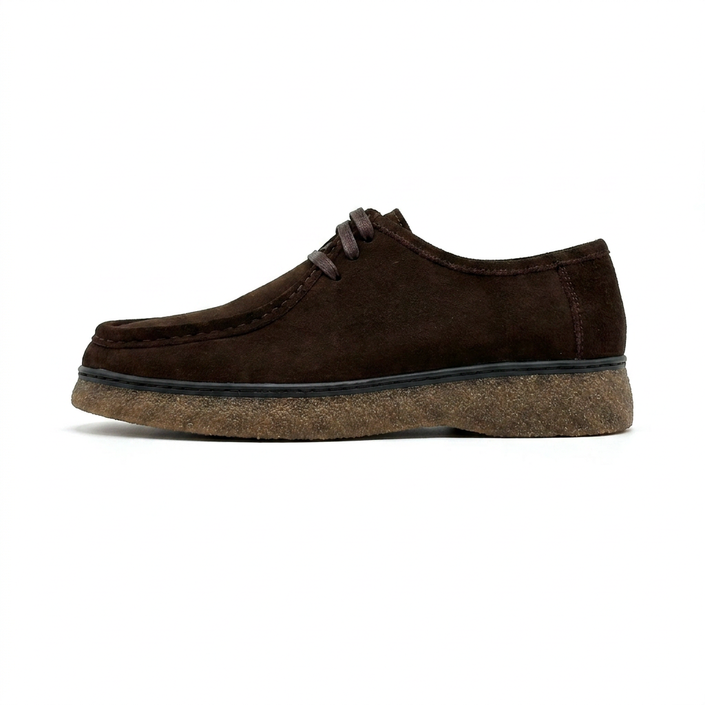 CASA SHOE – Mocassin Moderne en Cuir ou Daim  –  Noir ou Marron