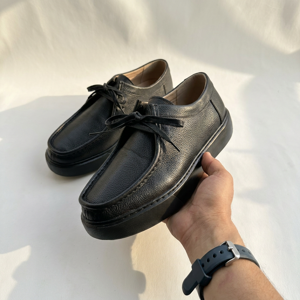 Galvare Urbano – Mocassin Moderne en Cuir – Noir ou Biege